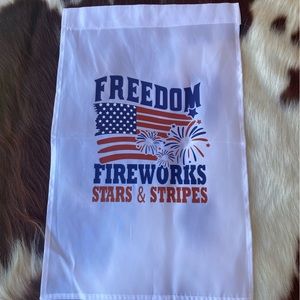 hand designed yard flag